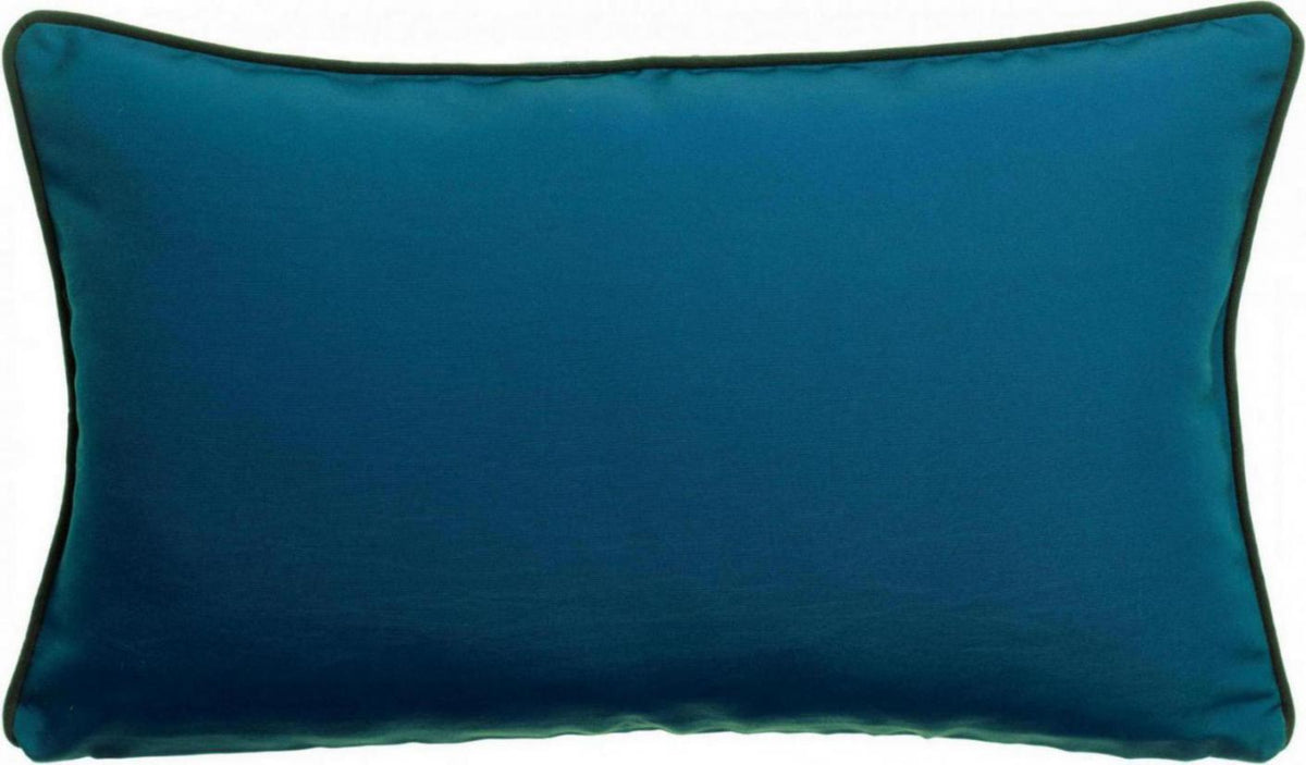 Cuscino tinta unita outdoor Alga Indigo 30 X 50