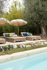 Cuscino stampato outdoor Alga Bronze 45 X 45