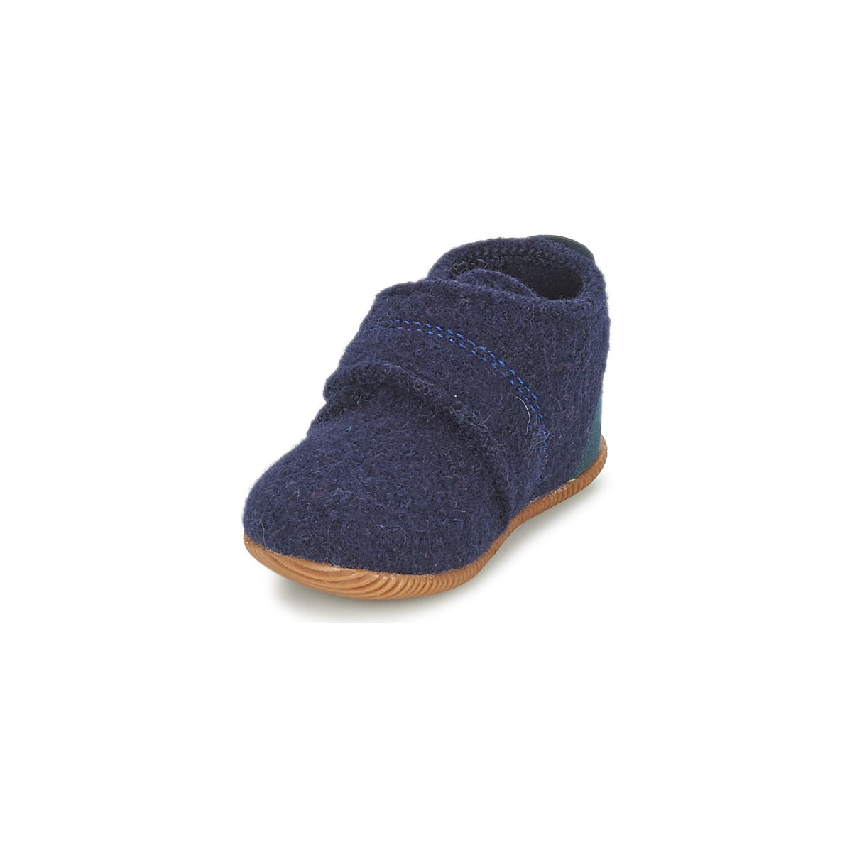 Pantofole bambini ragazzo Giesswein  OBERSTAUFEN  Blu 