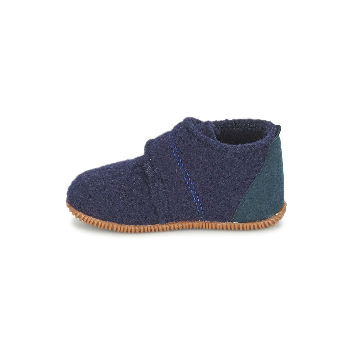 Pantofole bambini ragazzo Giesswein  OBERSTAUFEN  Blu 