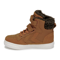 Scarpe bambini ragazza hummel  STADIL WINTER HIGH JR  Marrone 