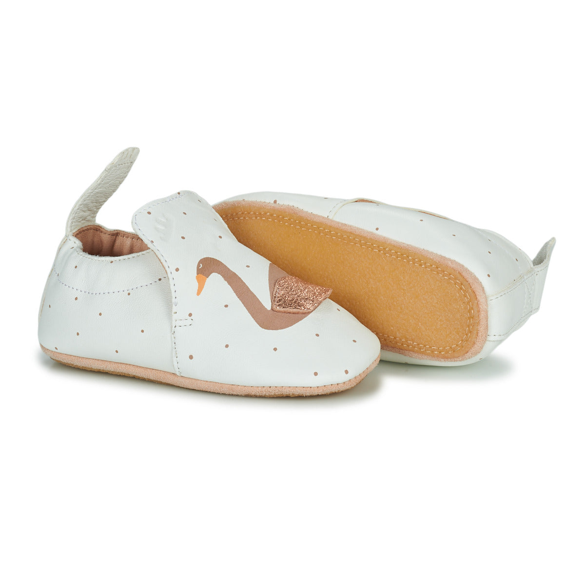 Pantofole bambini ragazza Easy Peasy  BLUBLU CYGNE  Bianco 