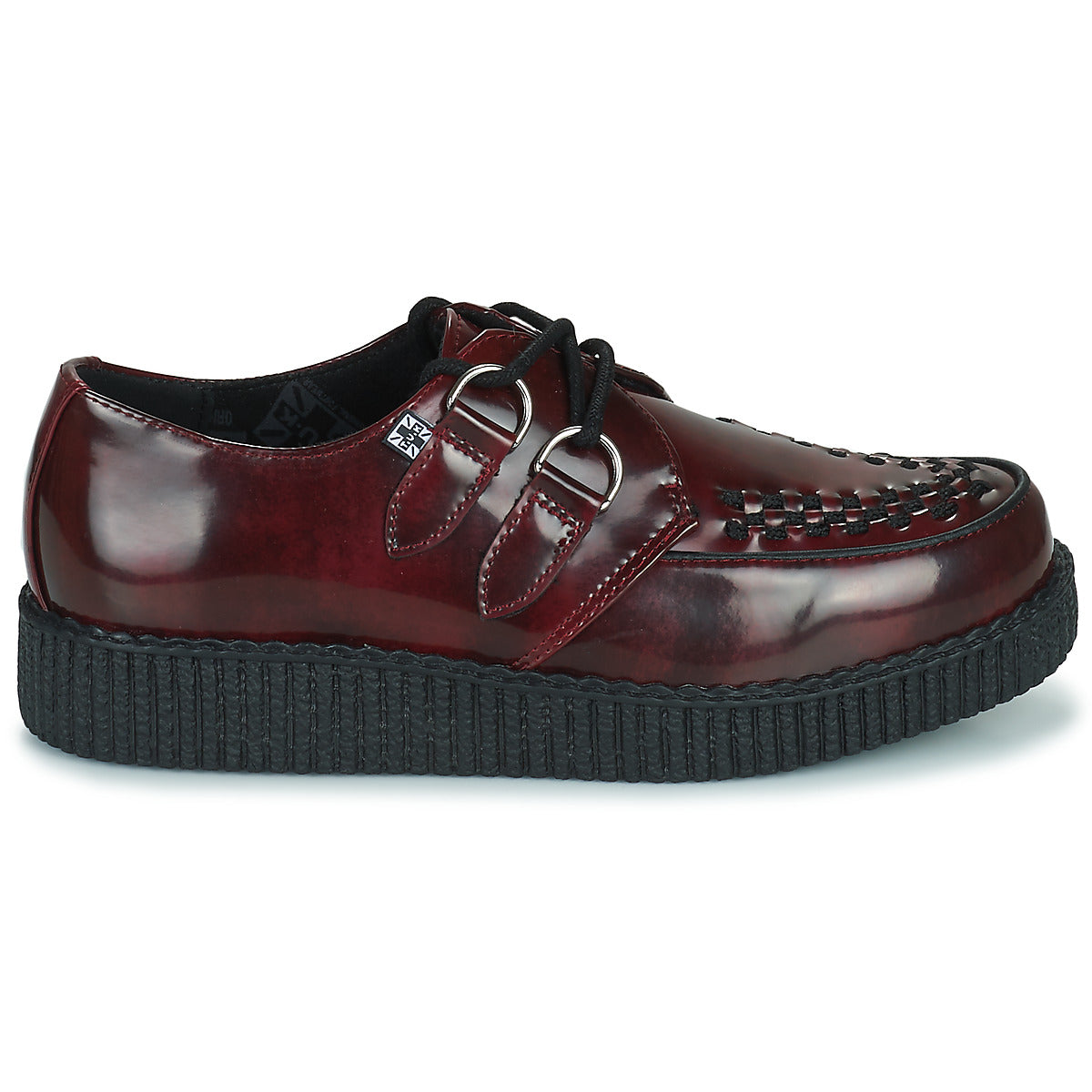 Scarpe donne TUK  Viva Low Creeper Burgundy  Rosso 