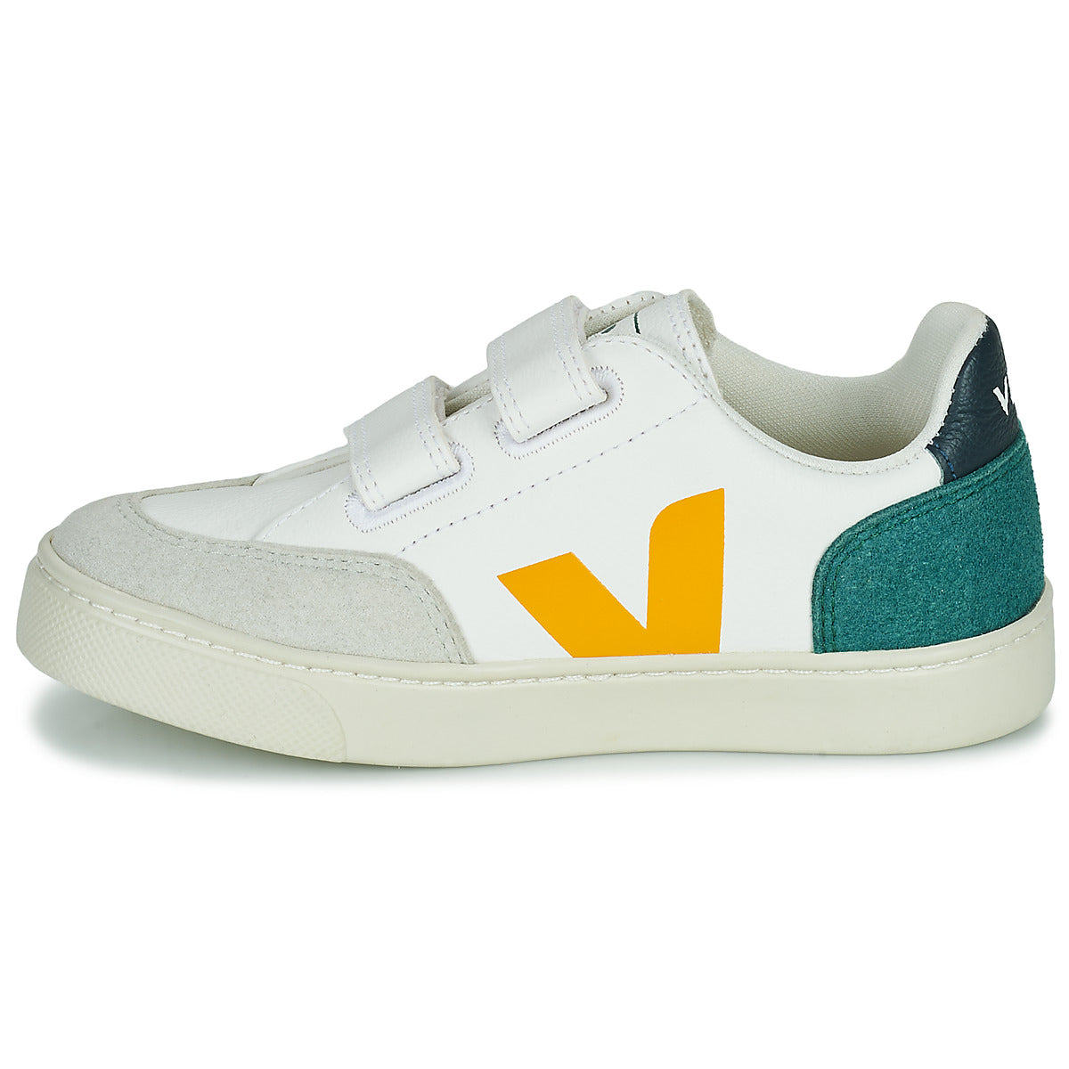 Scarpe bambini ragazza Veja  Small V-12 Velcro  Bianco 