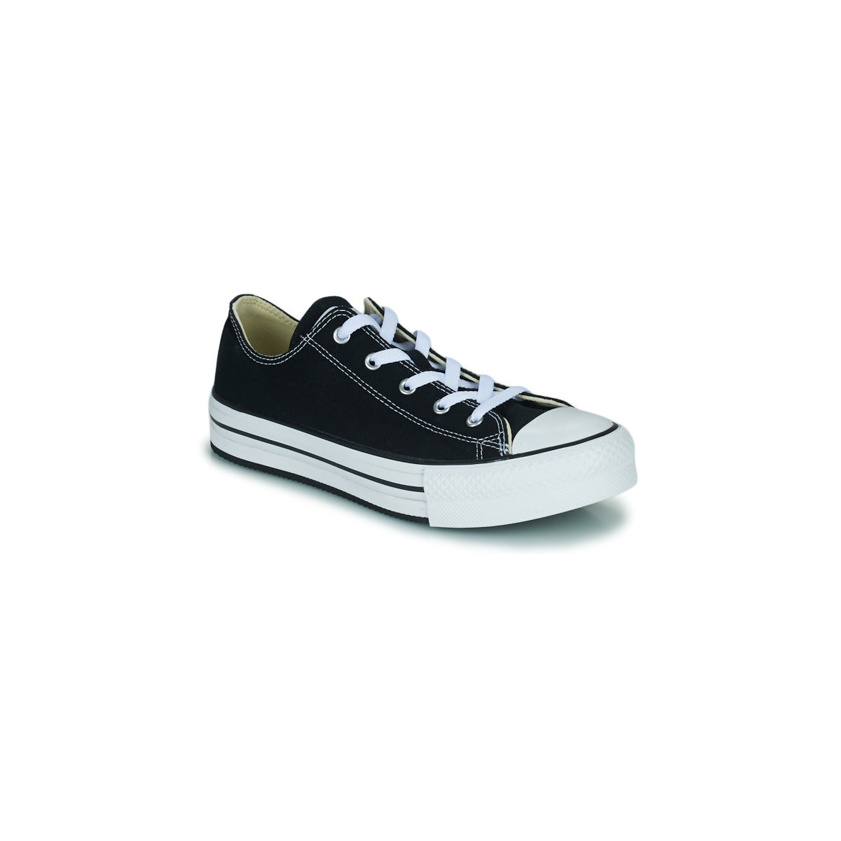 Scarpe bambini ragazza Converse  Chuck Taylor All Star EVA Lift Foundation Ox  Nero 