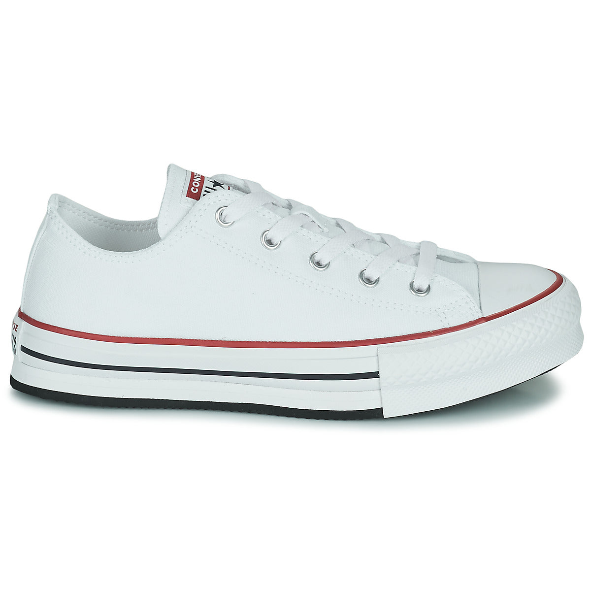 Scarpe bambini ragazza Converse  Chuck Taylor All Star EVA Lift Foundation Ox  Bianco 