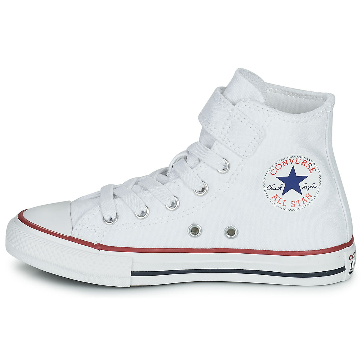 Scarpe bambini ragazza Converse  Chuck Taylor All Star 1V Foundation Hi  Bianco 