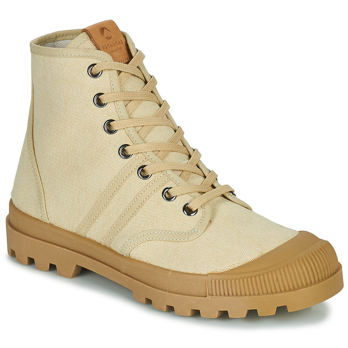 Sneakers alte uomini Pataugas  AUTHENTIQUE  Beige 