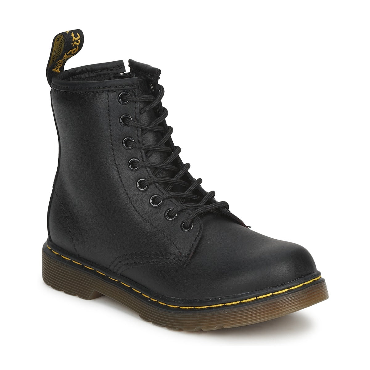 Stivaletti bambini ragazza Dr. Martens  1460 JR BLACK SOFTY T  Nero 