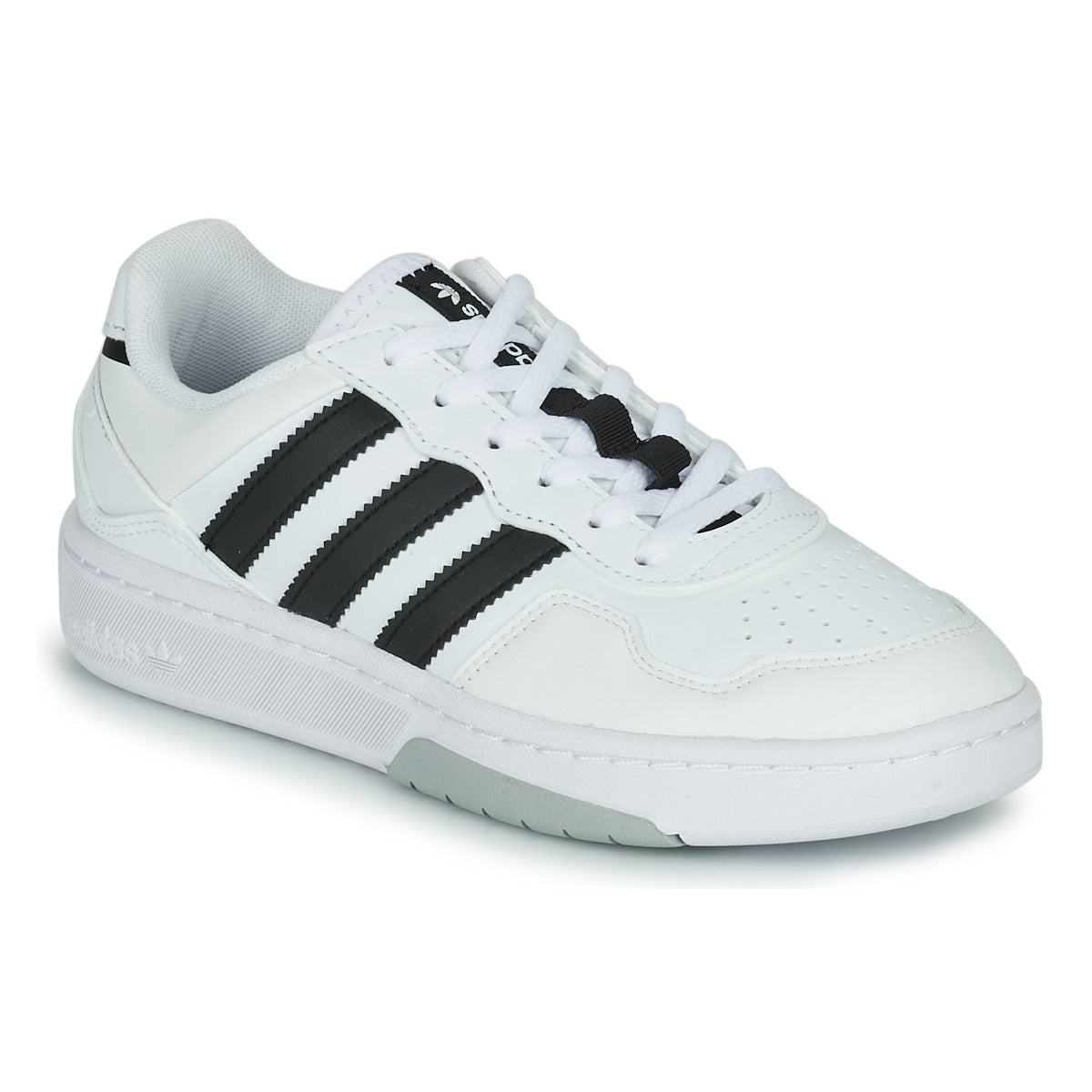 Scarpe bambini ragazza adidas  COURT REFIT J  Bianco 