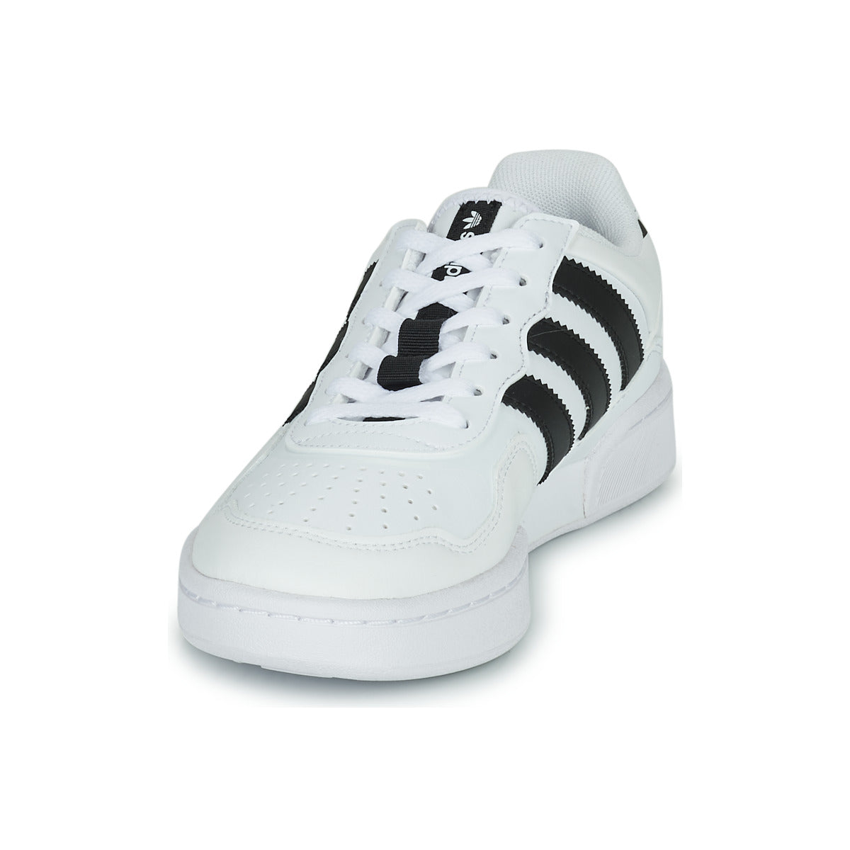 Scarpe bambini ragazza adidas  COURT REFIT J  Bianco 