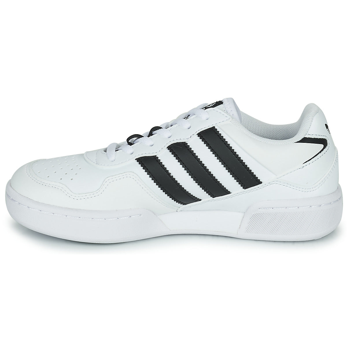 Scarpe bambini ragazza adidas  COURT REFIT J  Bianco 