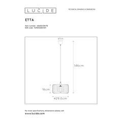 Lampadari / sospensioni e plafoniere Lucide:ETTA