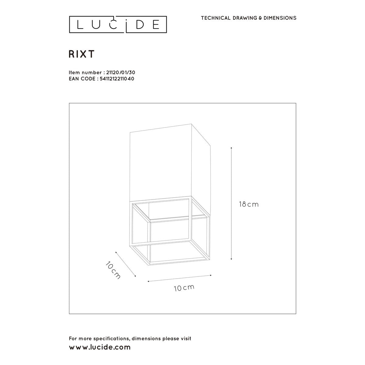 Lampadari / sospensioni e plafoniere Lucide:RIXT