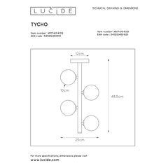 Lampadari / sospensioni e plafoniere Lucide:TYCHO