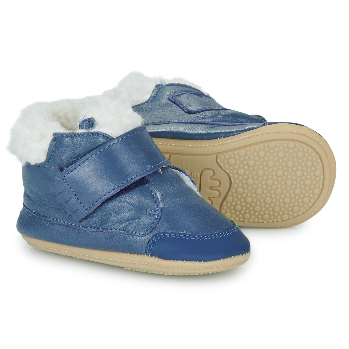 Pantofole bambini ragazza Easy Peasy  MY IFOU  Blu 