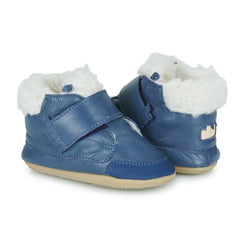 Pantofole bambini ragazza Easy Peasy  MY IFOU  Blu 