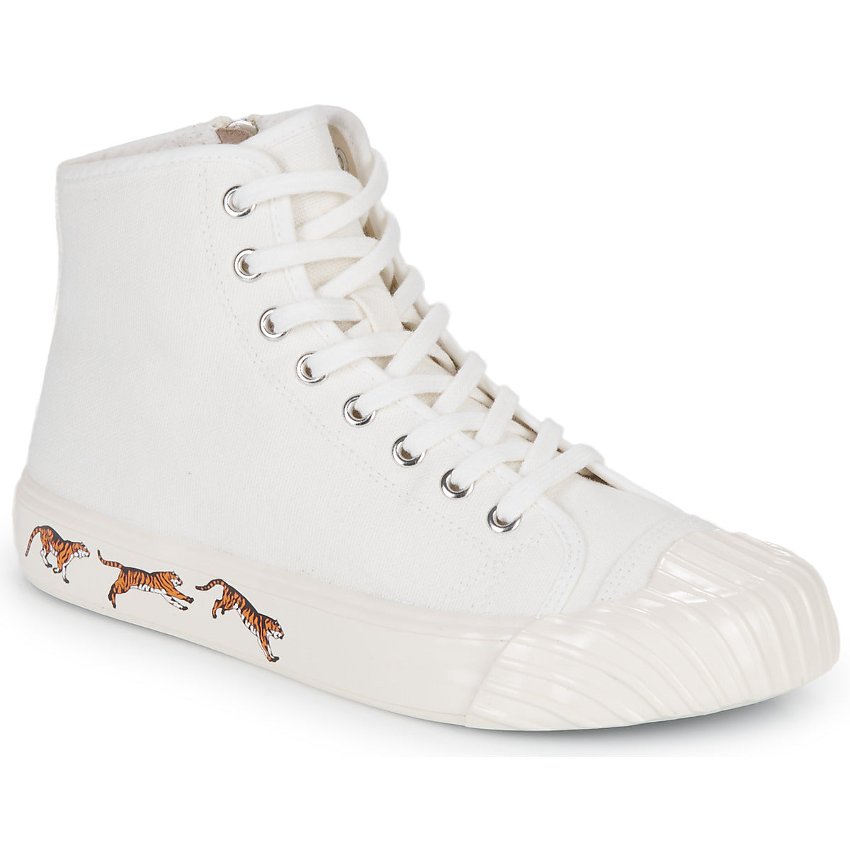 Sneakers alte donne Kenzo  KENZOSCHOOL HIGH TOP SNEAKERS  Bianco 