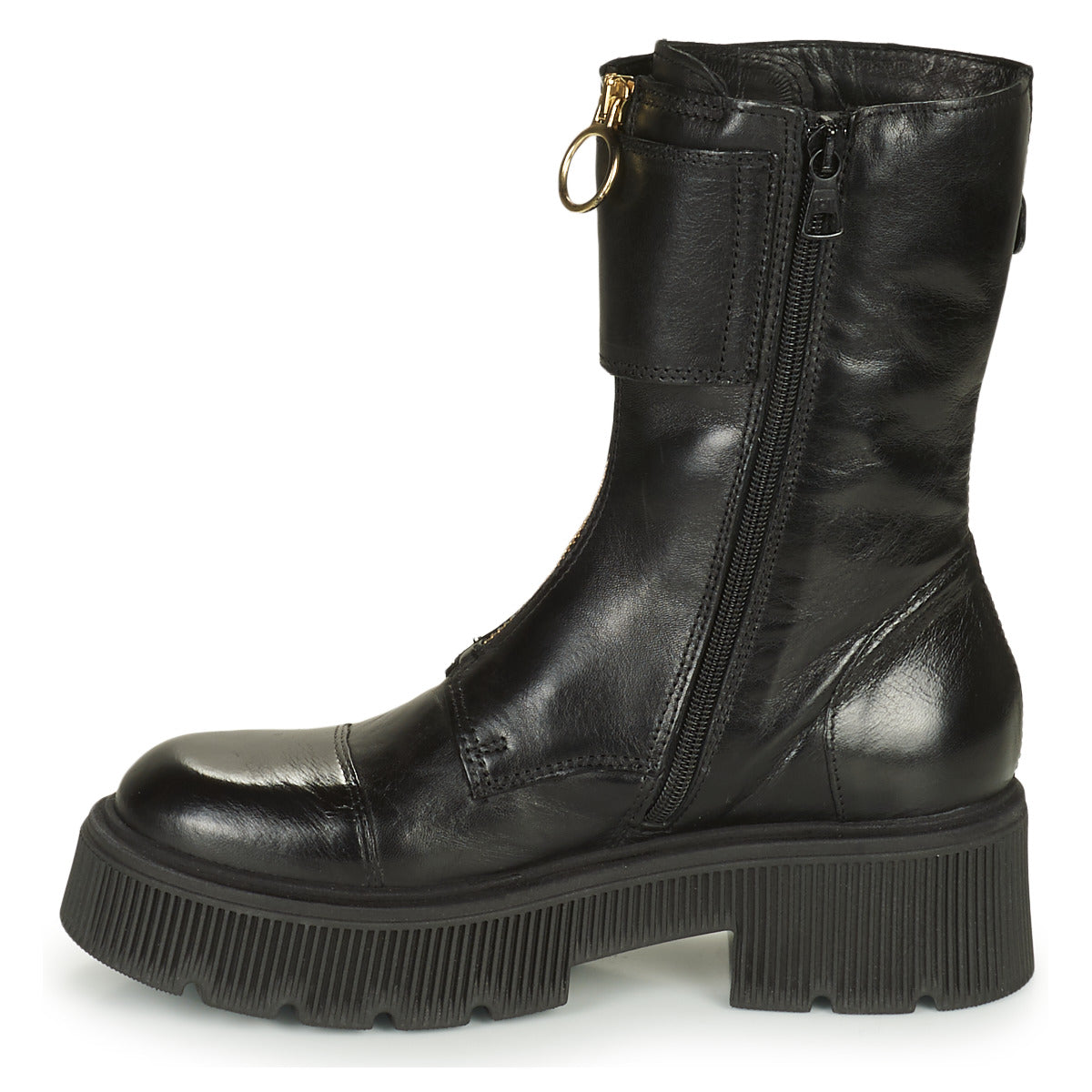 Mjus Damen Stiefeletten BOMBA ZIP Schwarz