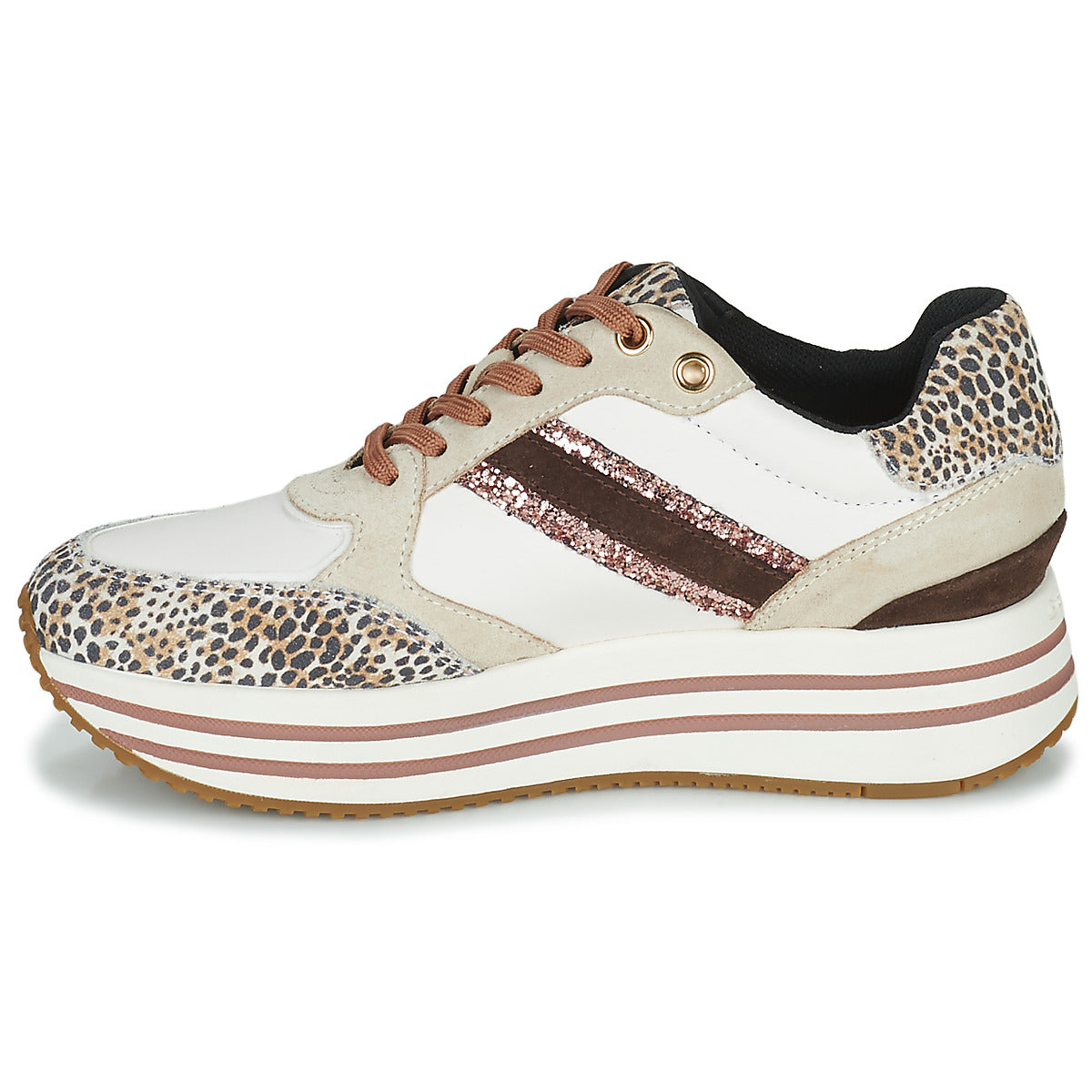 Sneakers basse donne Geox  D KENCY  Beige 