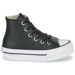 Scarpe bambini ragazzo Converse  Chuck Taylor All Star Eva Lift Leather Foundation Hi  Nero 