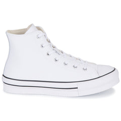 Scarpe bambini ragazza Converse  Chuck Taylor All Star Eva Lift Leather Foundation Hi  Bianco 