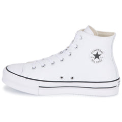 Scarpe bambini ragazza Converse  Chuck Taylor All Star Eva Lift Leather Foundation Hi  Bianco 