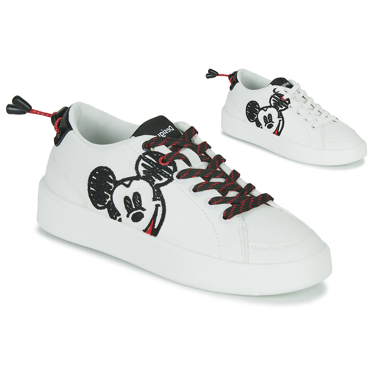 Sneakers basse donne Desigual  FANCY MICKEY  Bianco 