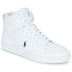 Sneakers alte uomini Polo Ralph Lauren  POLO CRT HGH-SNEAKERS-LOW TOP LACE  Bianco 