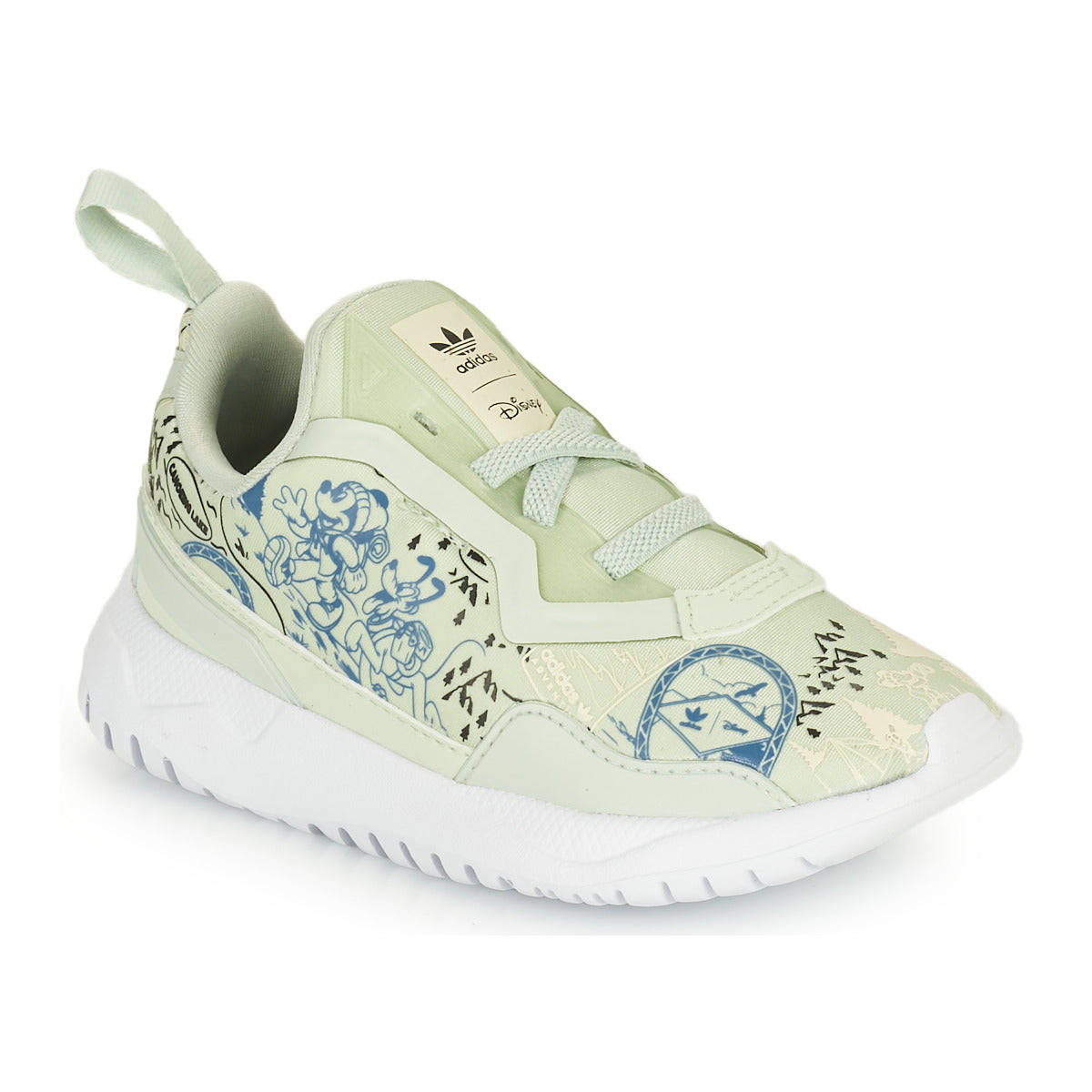 Scarpe bambini ragazza adidas  ORIGINALS FLEX EL I  Verde 