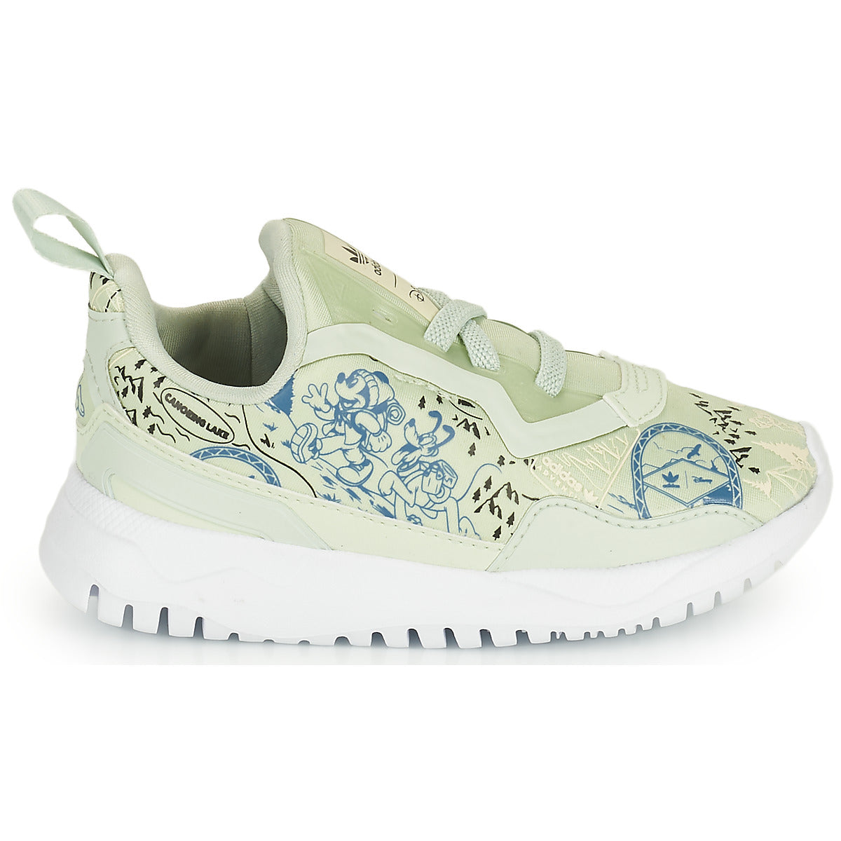 Scarpe bambini ragazza adidas  ORIGINALS FLEX EL I  Verde 