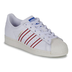 Scarpe bambini ragazza adidas  SUPERSTAR J  Bianco 