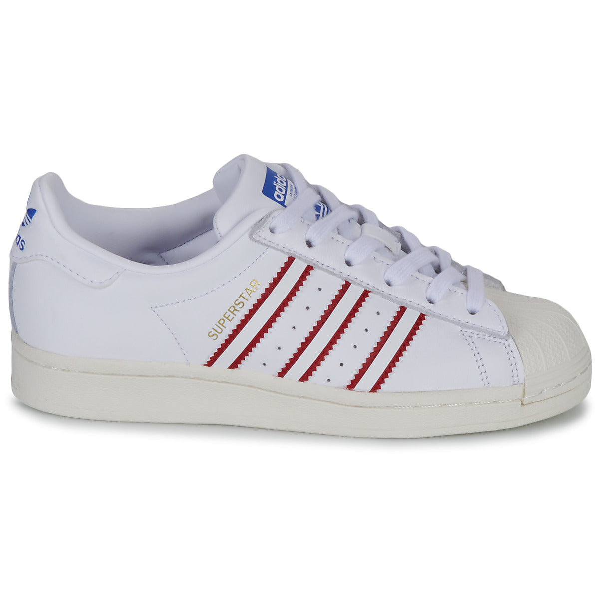 Scarpe bambini ragazzo adidas  SUPERSTAR J  Bianco 