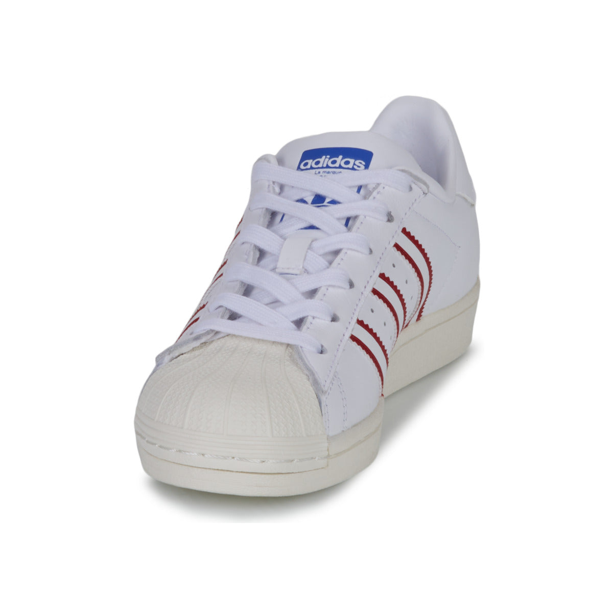 Scarpe bambini ragazzo adidas  SUPERSTAR J  Bianco 