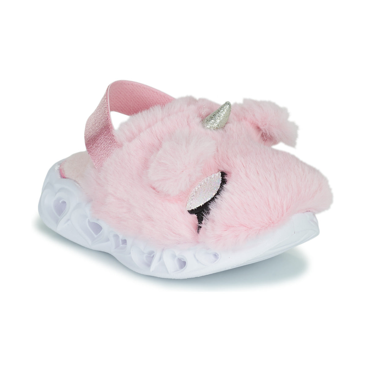 Pantofole bambini ragazza Skechers  HEART LIGHTS SANDALS  Rosa 