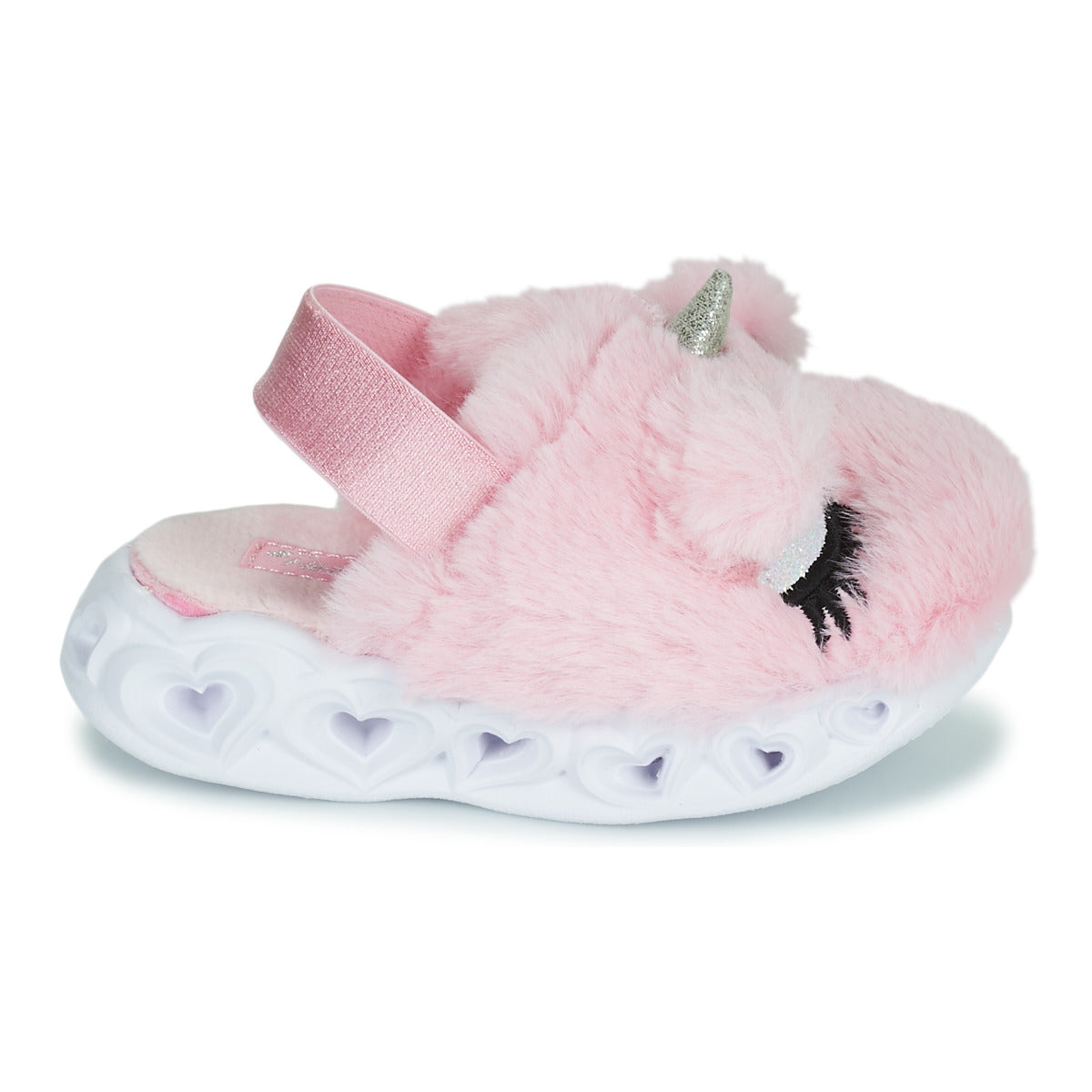 Pantofole bambini ragazza Skechers  HEART LIGHTS SANDALS  Rosa 