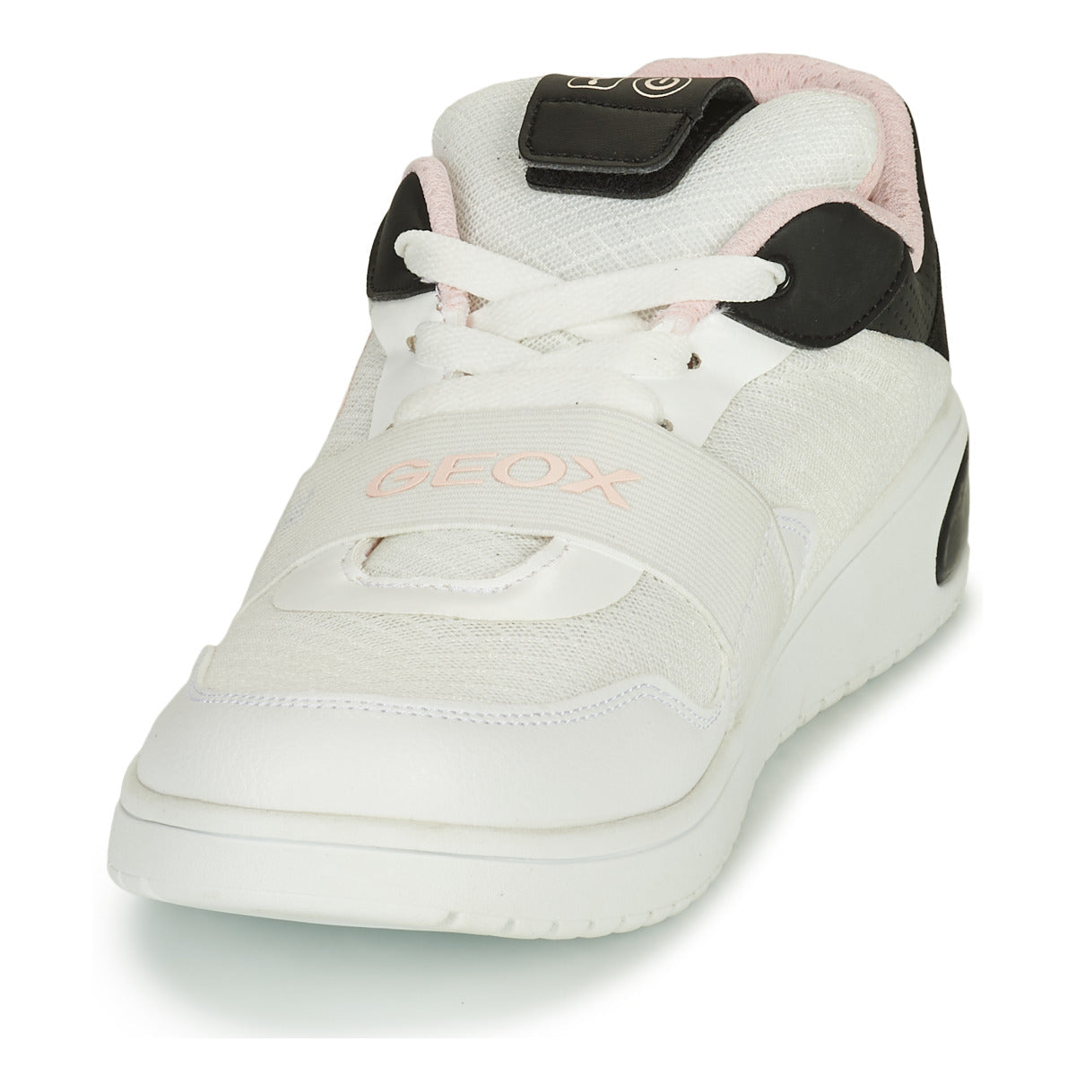 Scarpe bambini ragazzo Geox  J XLED G. A - MESH+ECOP BOTT  Bianco 