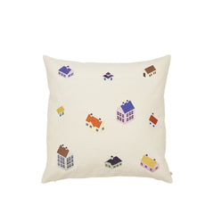 Decorazioni natalizie Broste Copenhagen:CUSHION COVER 'HOUSE' COTTON