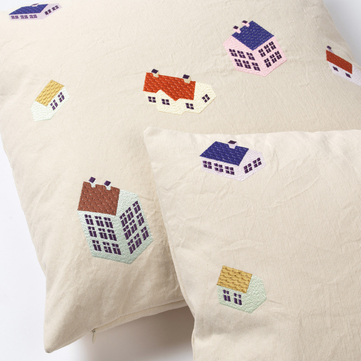 Decorazioni natalizie Broste Copenhagen:CUSHION COVER 'HOUSE' COTTON