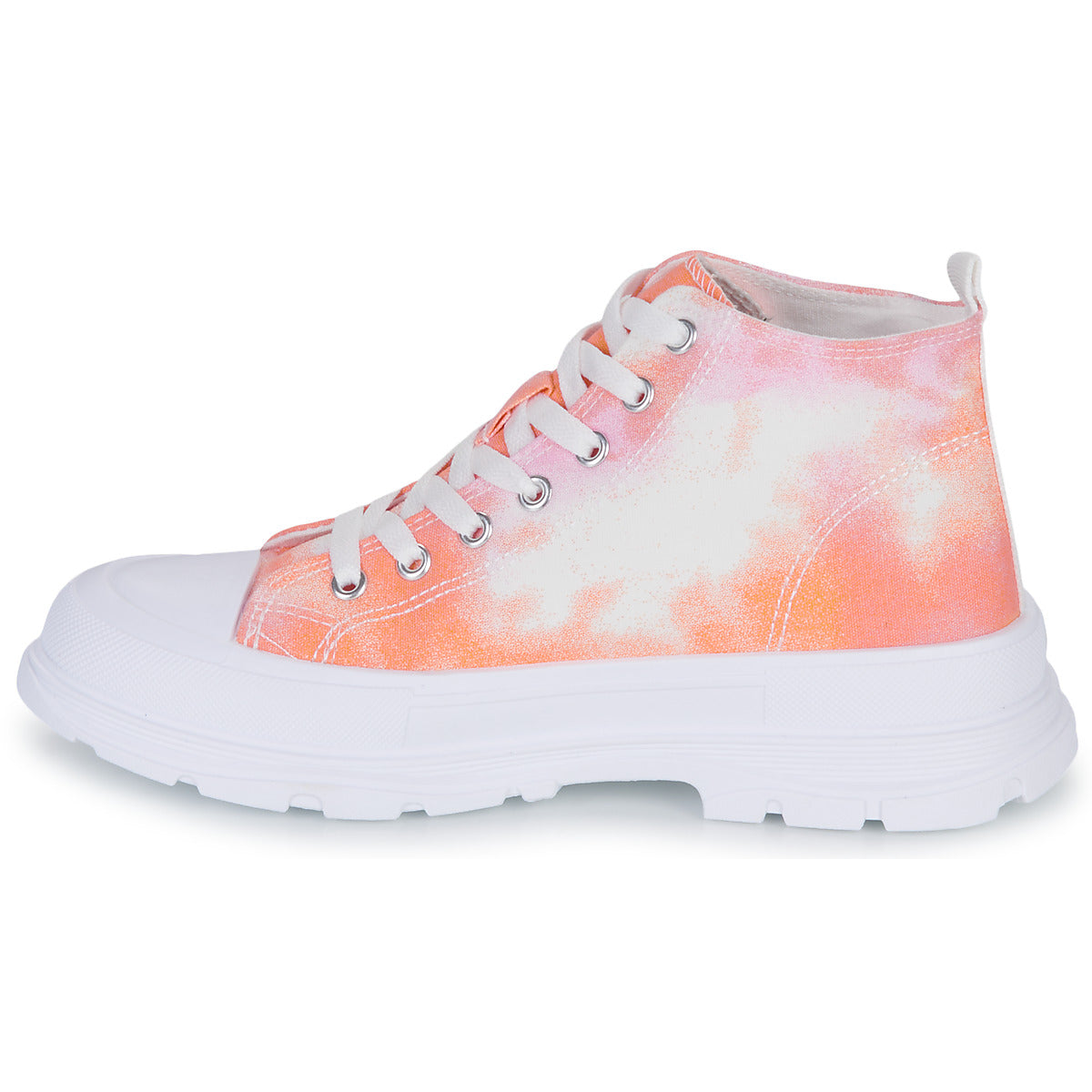 Sneakers alte donne Moony Mood  HIGHER  Arancio 