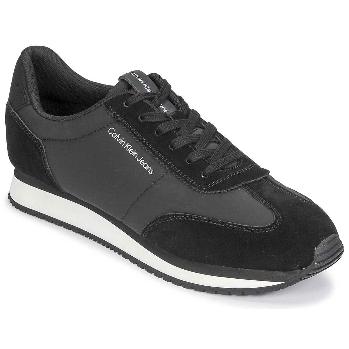 Sneakers uomini Calvin Klein Jeans  RETRO RUNNER WINGTIP MIX  Nero 