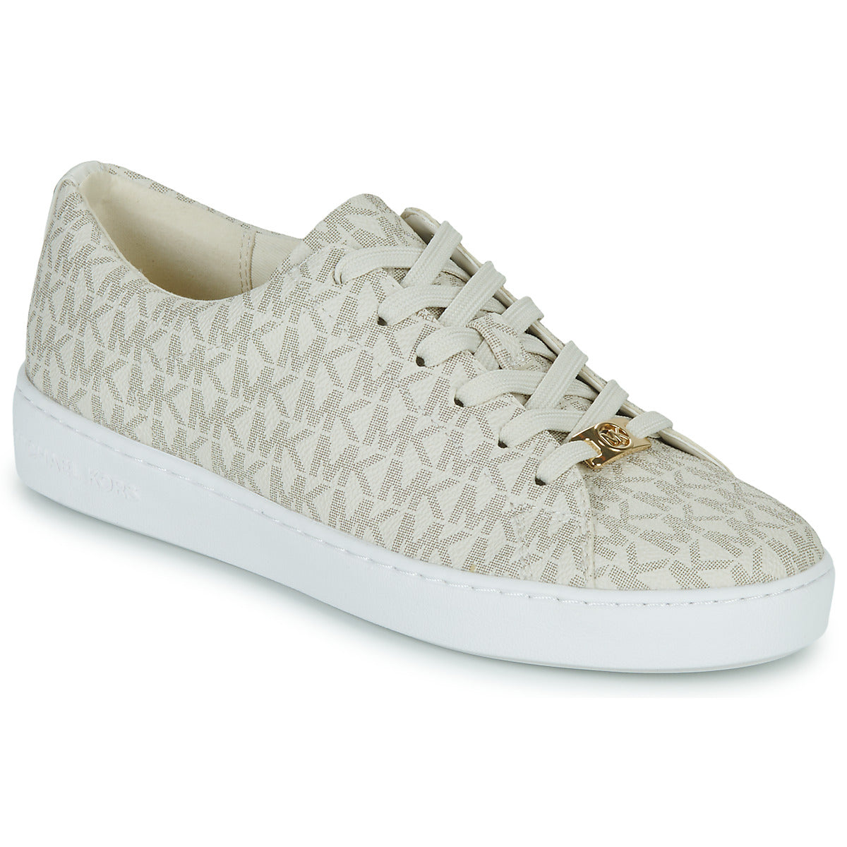 Sneakers basse donne MICHAEL Michael Kors  KEATON LACE UP  Beige 