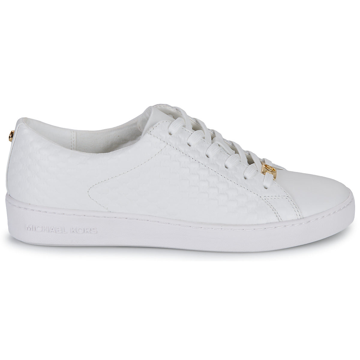 Sneakers basse donne MICHAEL Michael Kors  KEATON LACE UP  Bianco 