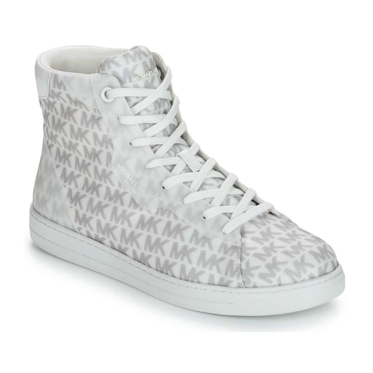 Sneakers alte uomini MICHAEL Michael Kors  KEATING HIGH TOP  Bianco 