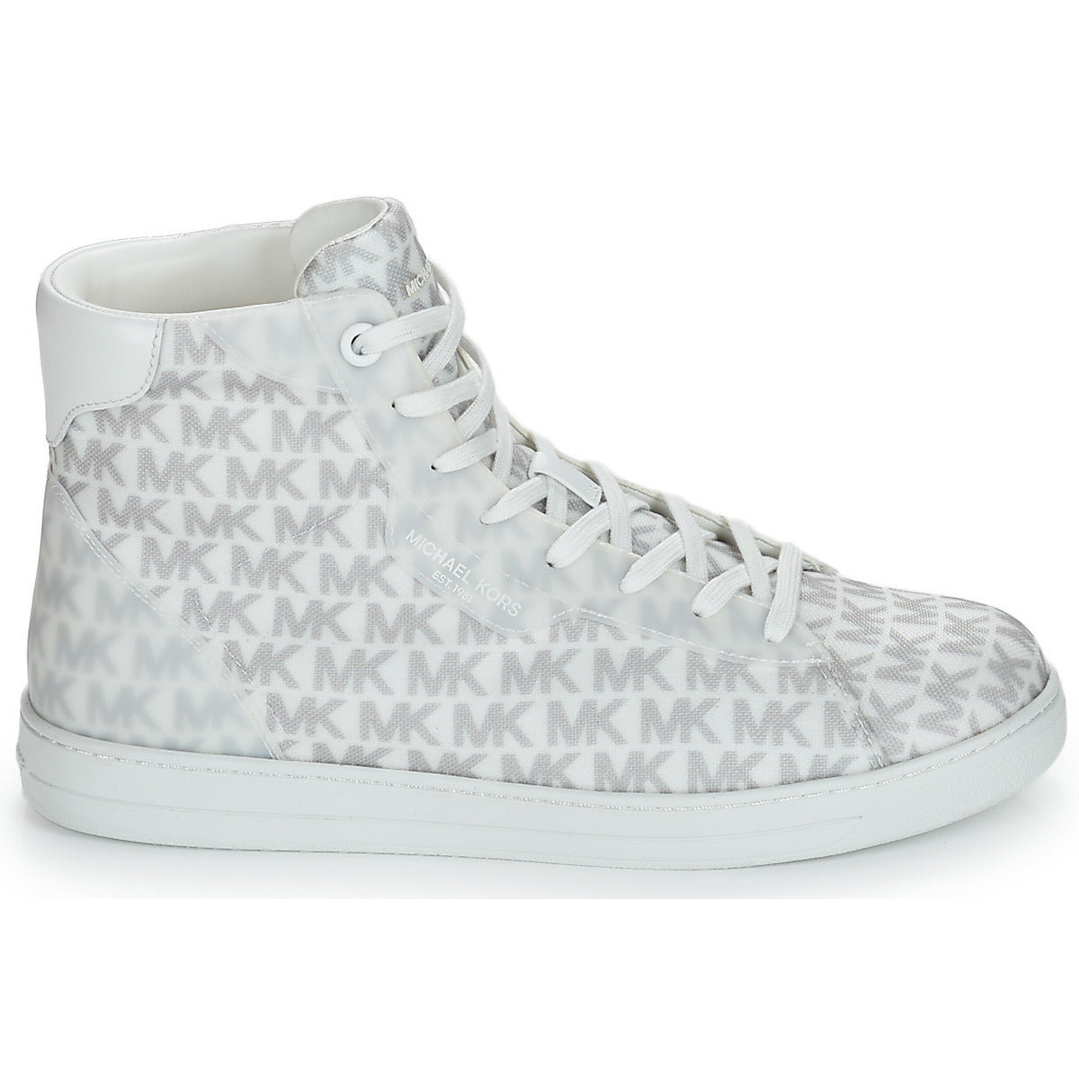 Sneakers alte uomini MICHAEL Michael Kors  KEATING HIGH TOP  Bianco 