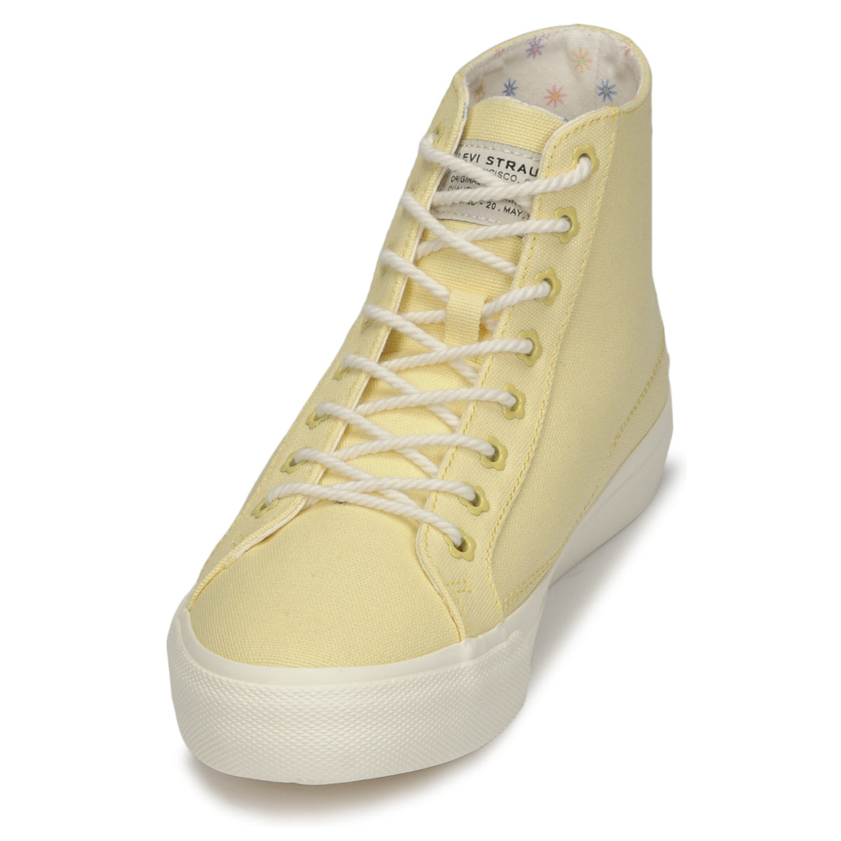 Sneakers alte donne Levis  DECON MID S  Giallo 