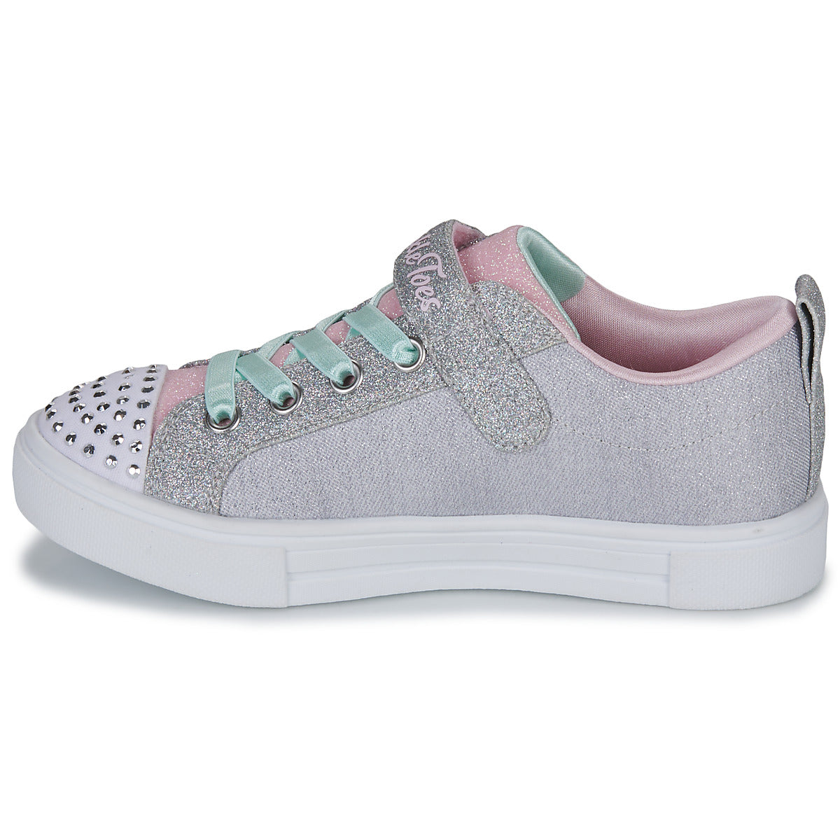 Scarpe bambini ragazza Skechers  TWINKLE SPARKS  Argento 