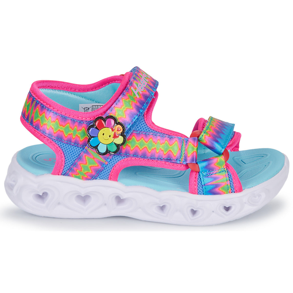 Sandali bambini ragazza Skechers  HEART LIGHTS SANDALS  Rosa 