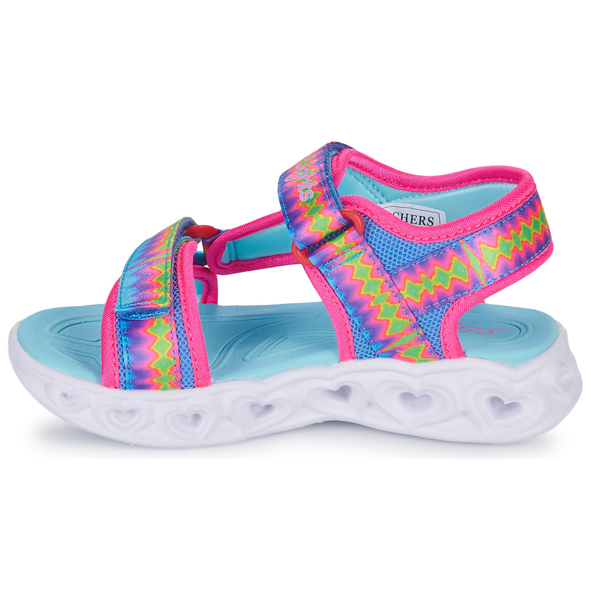 Sandali bambini ragazza Skechers  HEART LIGHTS SANDALS  Rosa 