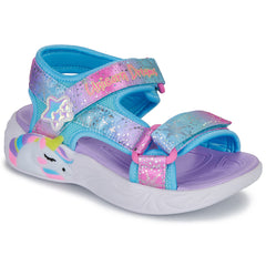 Sandali bambini ragazza Skechers  UNICORN DREAMS SANDAL  Blu 